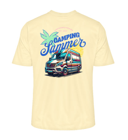 Camping Summer - Herren Organic Shirt - LazyDonkeyDesign 