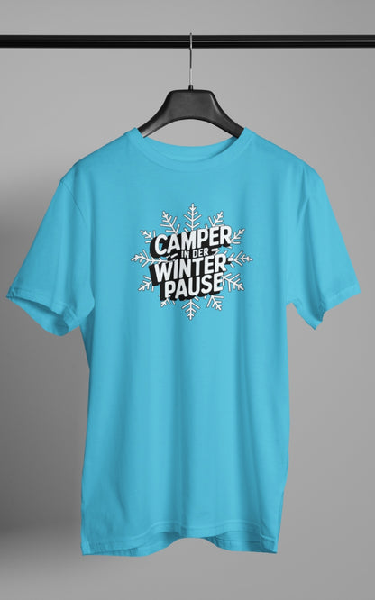 Camper in Winterpause - Herren Camping T-Shirt