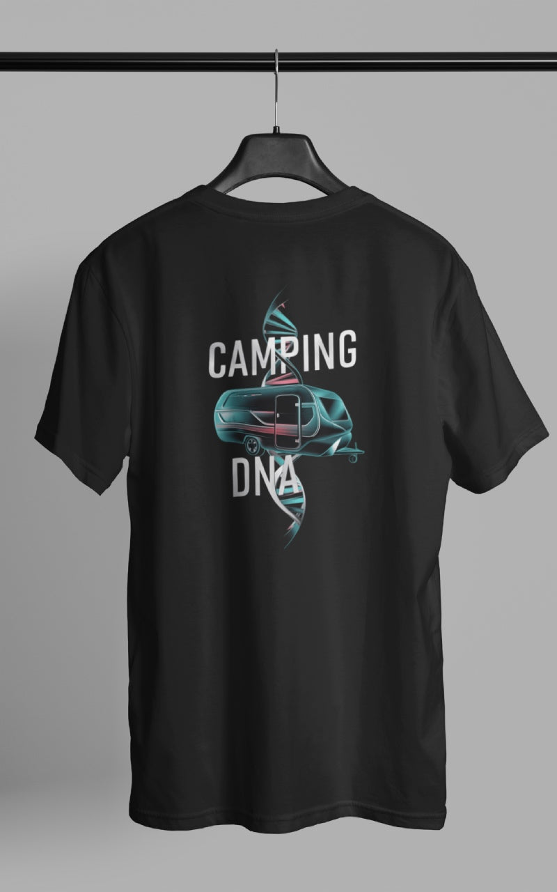 Herren Camping T-Shirt - Camping DNA - Wohnwagen