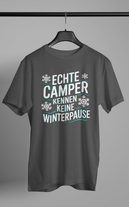 Herren Camping T-Shirt - Camper ohne Winterpause