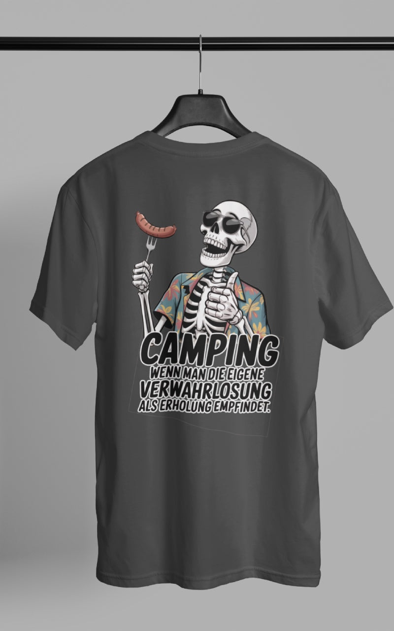 Camping Verwahrlosung - Herren Camping T-Shirt -