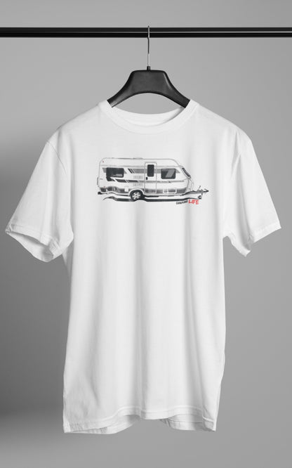 Herren Camping T-Shirt - Wohnwagen Camping Life