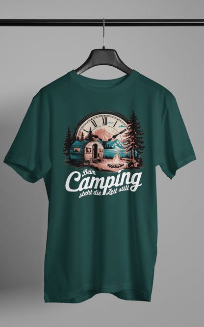 Herren Camping T-Shirt - Zeit steht still