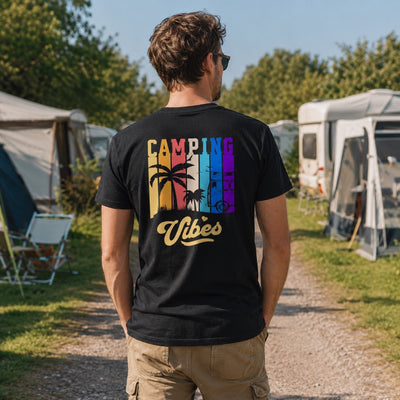 Camping Vibes - Herren Camping T-Shirt