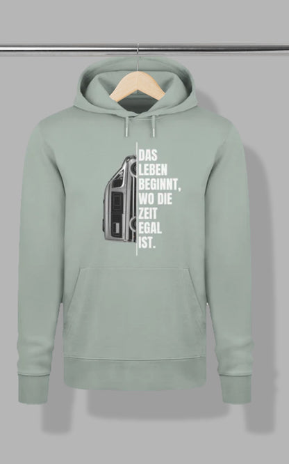 Herren Camping Hoodie - Zeitlos - Vanille