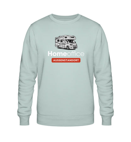 Wohnmobil Homeoffice - Herren Organic Sweatshirt - LazyDonkeyDesign 