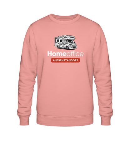 Wohnmobil Homeoffice - Herren Organic Sweatshirt - LazyDonkeyDesign 