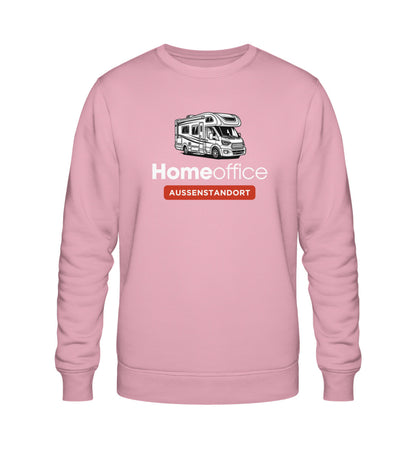 Wohnmobil Homeoffice - Herren Organic Sweatshirt - LazyDonkeyDesign 