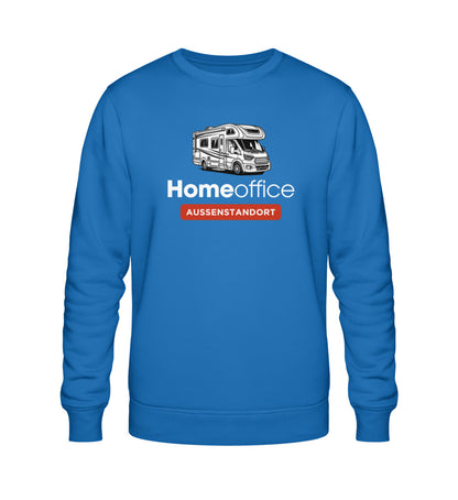 Wohnmobil Homeoffice - Herren Organic Sweatshirt - LazyDonkeyDesign 