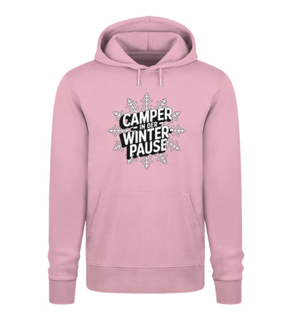 Camper in Winterpause - Herren Organic Hoodie - LazyDonkeyDesign 