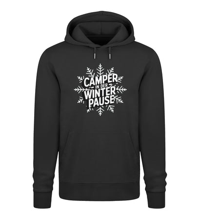 Camper in Winterpause - Herren Organic Hoodie - LazyDonkeyDesign 