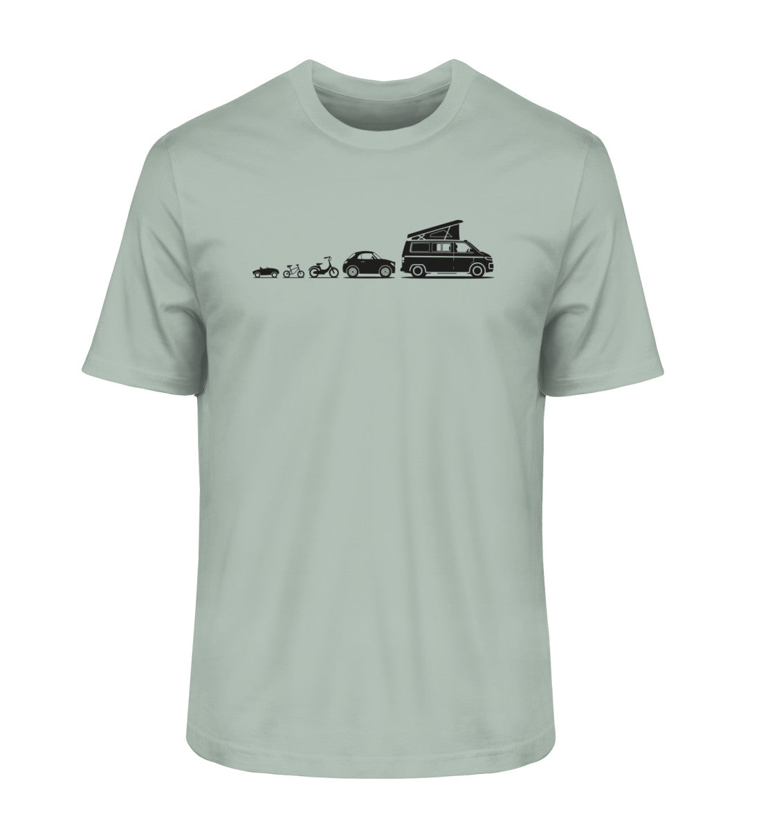 Evolution Bulli - Herren Organic Shirt - LazyDonkeyDesign 