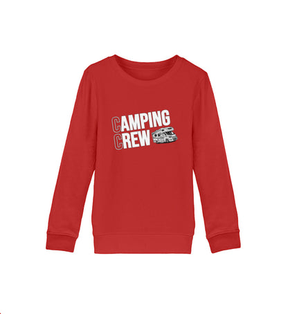Wohnmobil Camping Crew - Kinder Organic Sweatshirt - LazyDonkeyDesign 