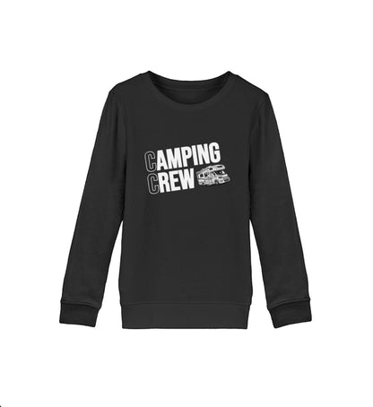Wohnmobil Camping Crew - Kinder Organic Sweatshirt - LazyDonkeyDesign 