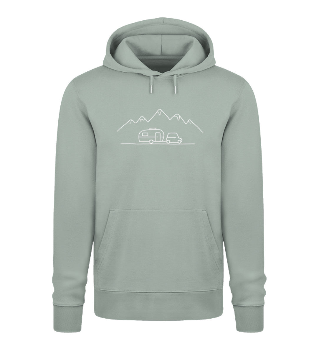 Keep it simple - Herren Organic Hoodie - LazyDonkeyDesign 