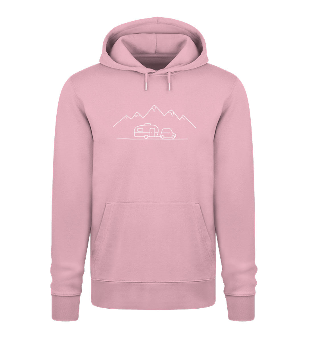 Keep it simple - Herren Organic Hoodie - LazyDonkeyDesign 