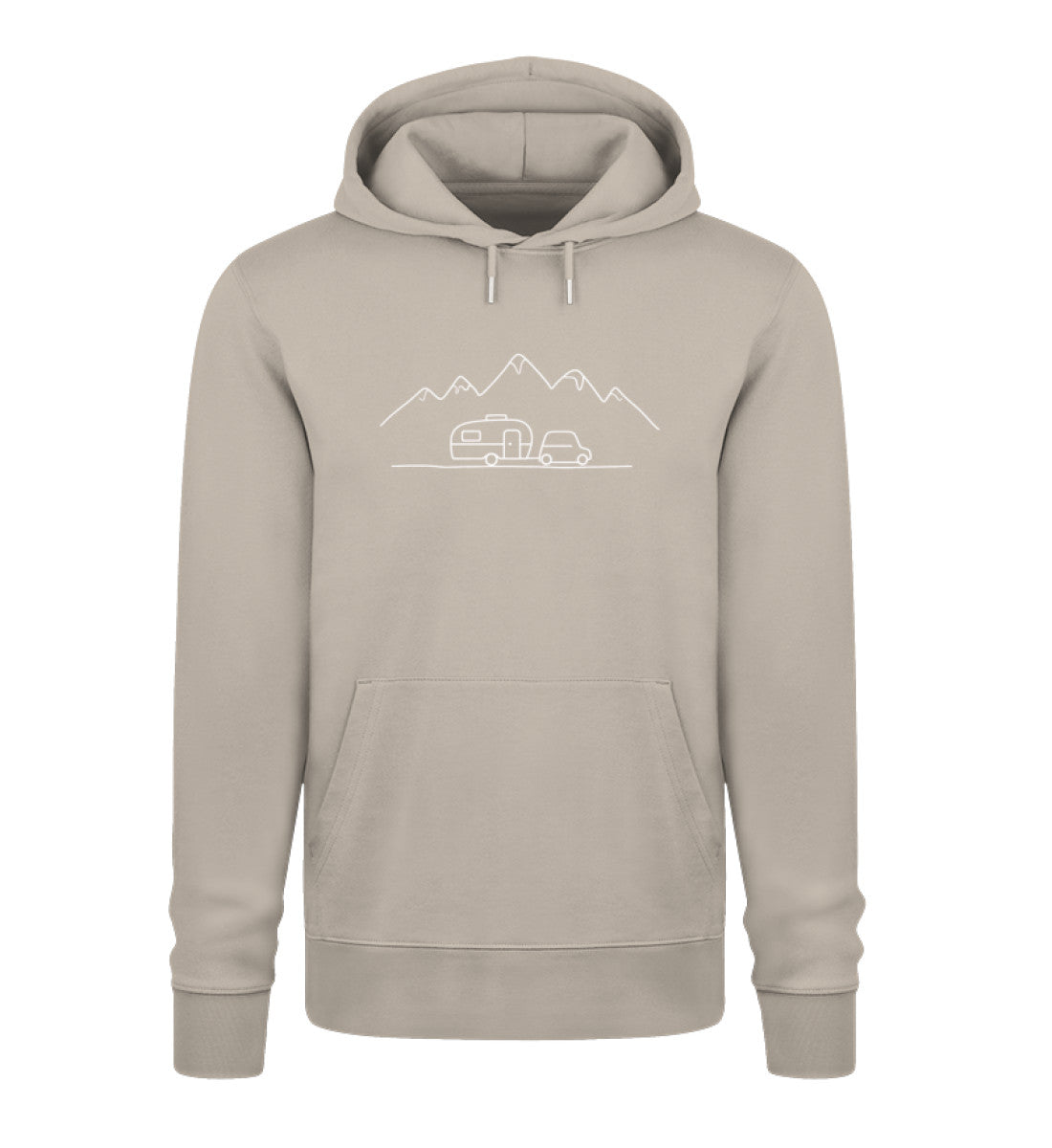 Keep it simple - Herren Organic Hoodie - LazyDonkeyDesign 