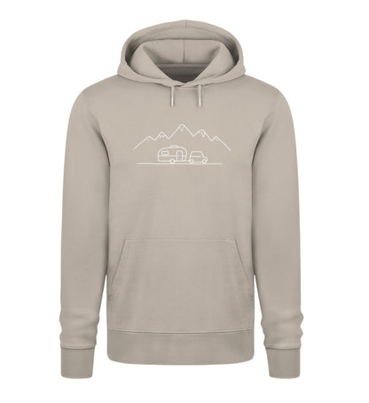Keep it simple - Herren Organic Hoodie - LazyDonkeyDesign 