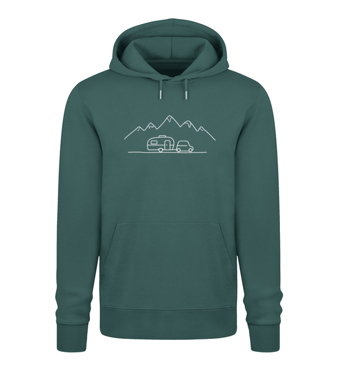 Keep it simple - Herren Organic Hoodie - LazyDonkeyDesign 