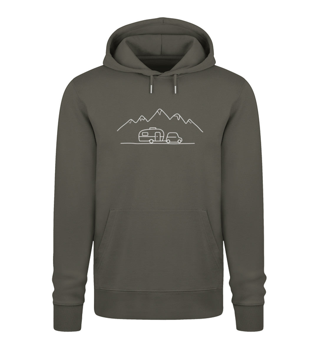 Keep it simple - Herren Organic Hoodie - LazyDonkeyDesign 