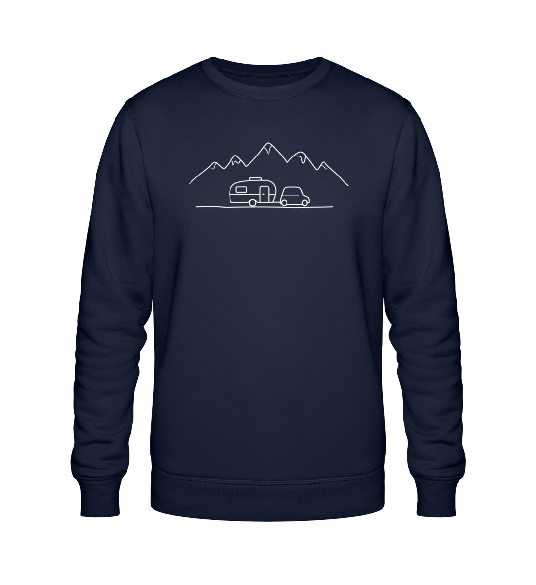 Keep it simple - Herren Organic Sweatshirt - LazyDonkeyDesign 