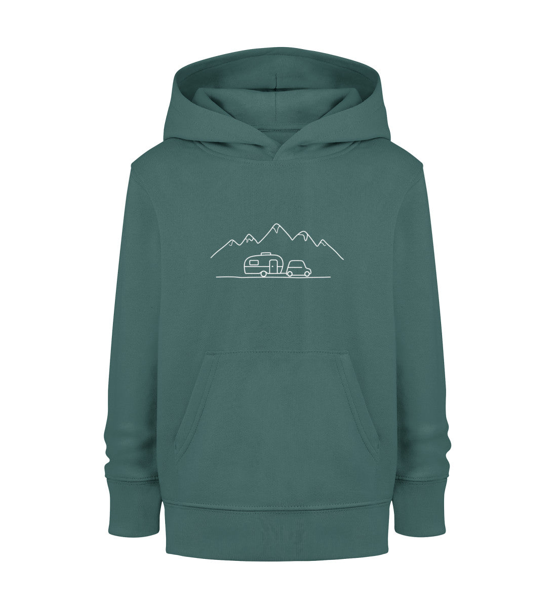 Keep it simple - Kinder Organic Hoodie - LazyDonkeyDesign 