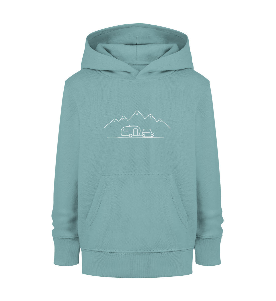 Keep it simple - Kinder Organic Hoodie - LazyDonkeyDesign 