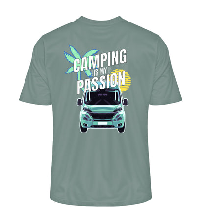 Camping Passion - Herren Organic Shirt - LazyDonkeyDesign 