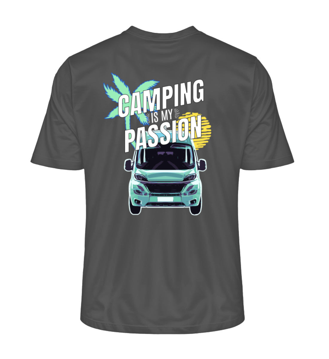 Camping Passion - Herren Organic Shirt - LazyDonkeyDesign 