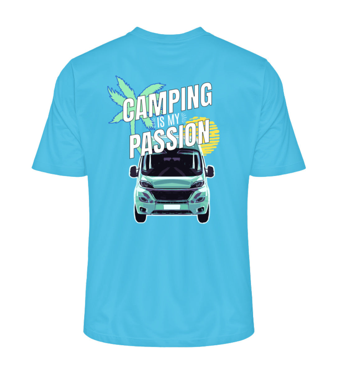 Camping Passion - Herren Organic Shirt - LazyDonkeyDesign 