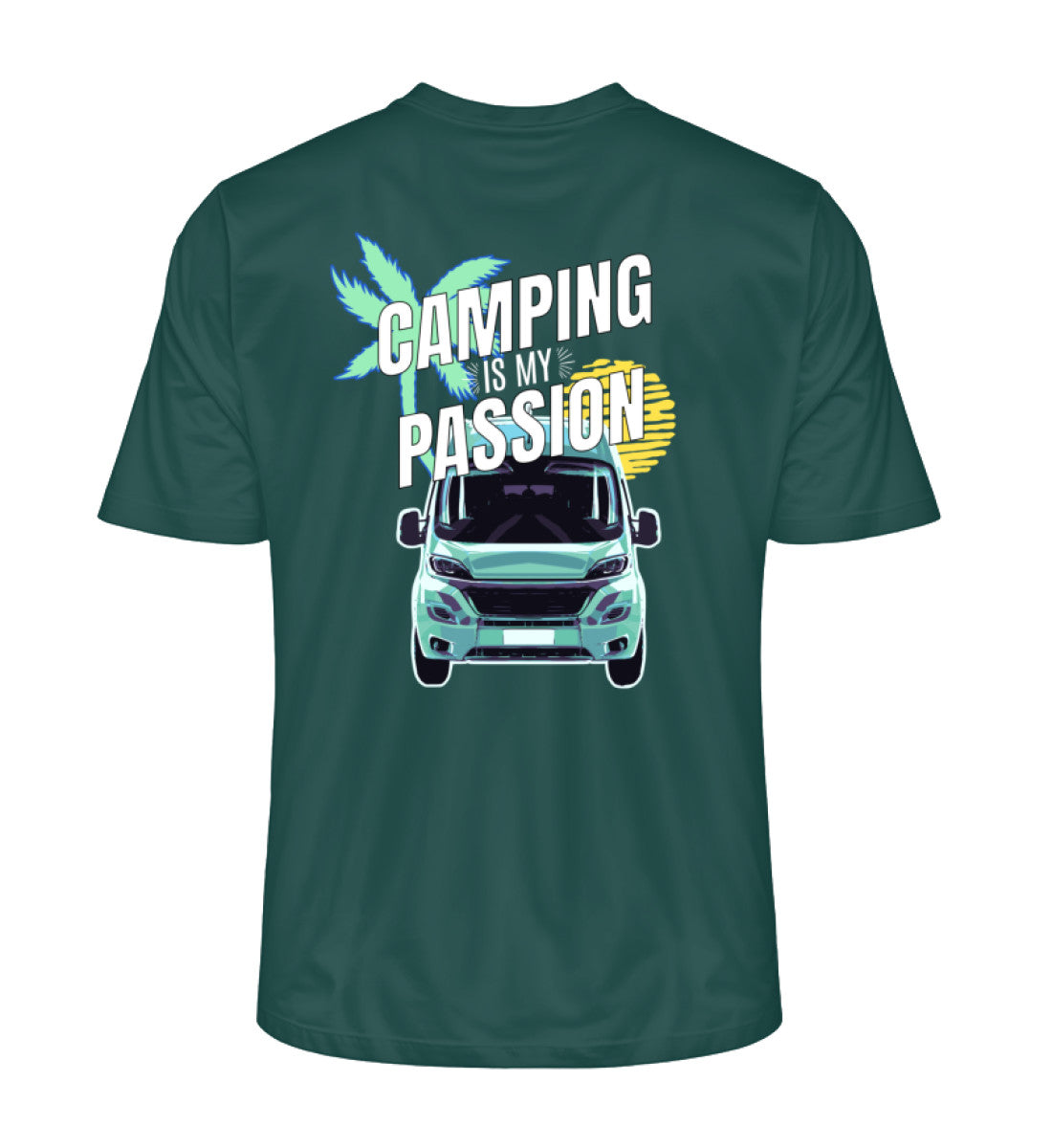Camping Passion - Herren Organic Shirt - LazyDonkeyDesign 