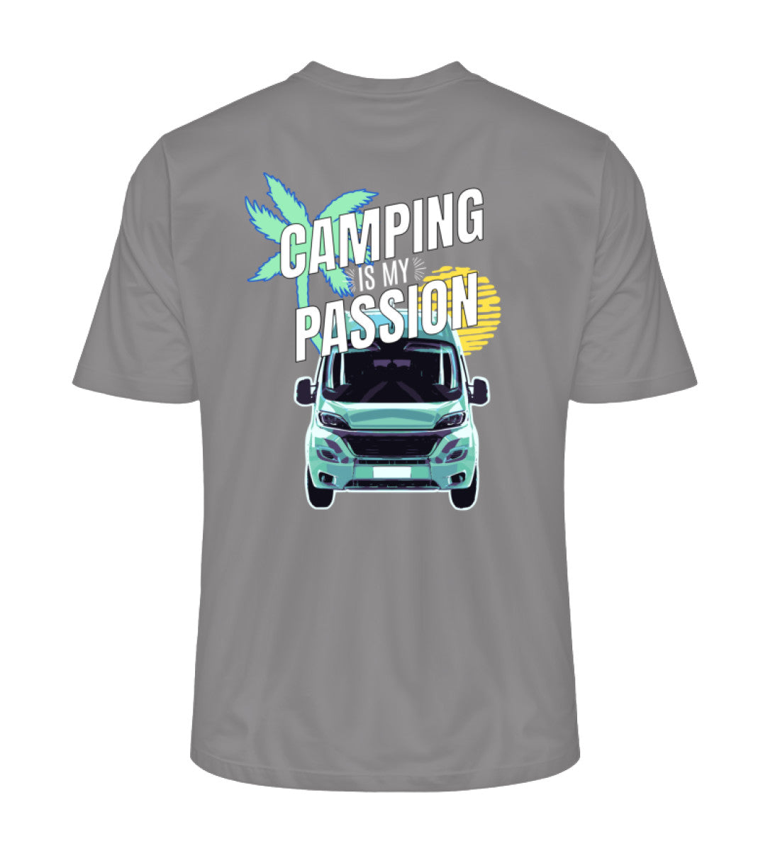 Camping Passion - Herren Organic Shirt - LazyDonkeyDesign 