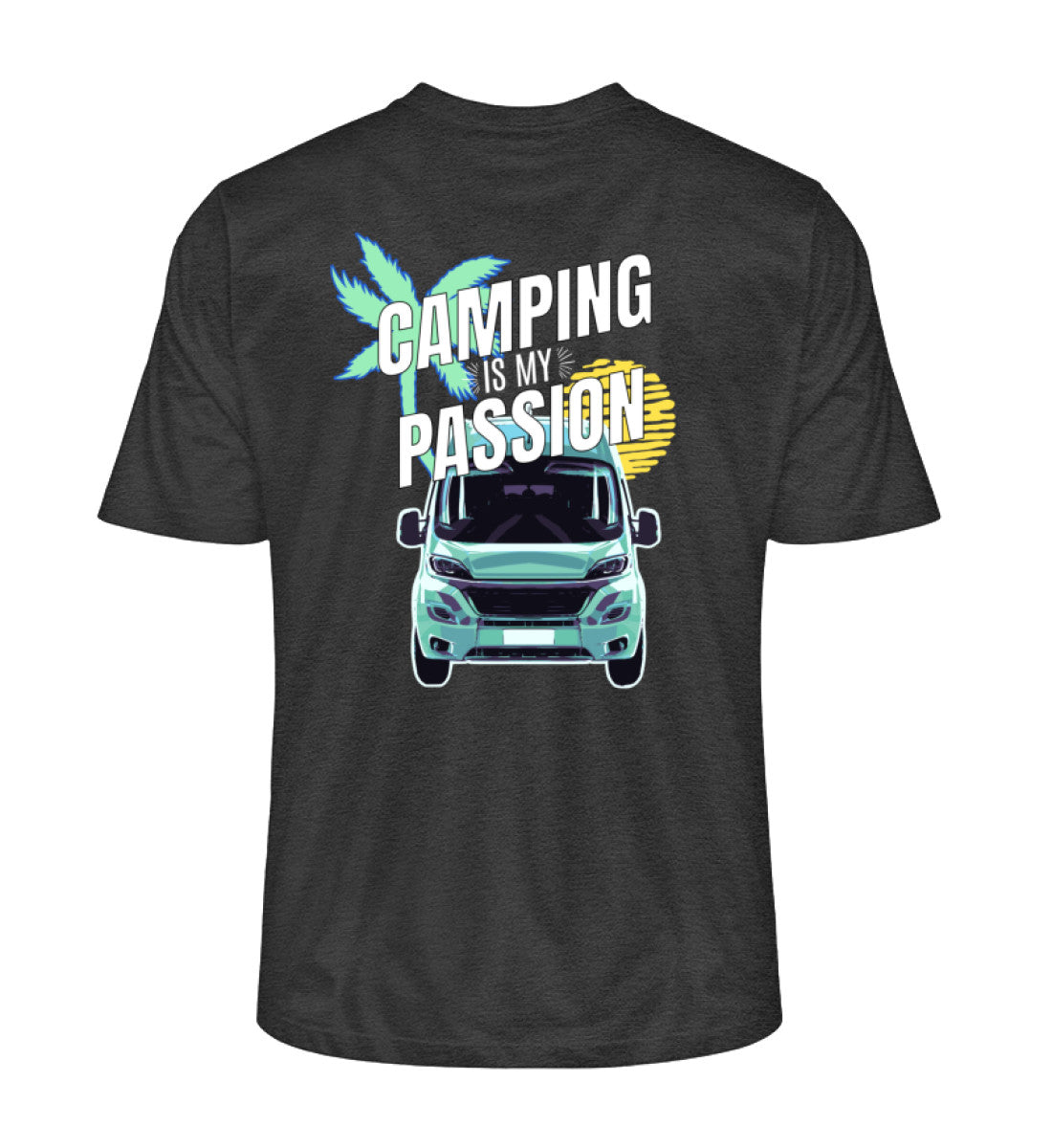 Camping Passion - Herren Organic Shirt - LazyDonkeyDesign 