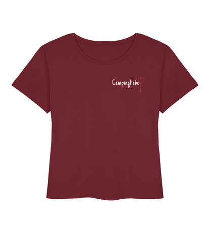 Campingliebe Ballon - Damen Organic T-Shirt  - Minimal - LazyDonkeyDesign 