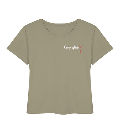 Campingliebe Ballon - Damen Organic T-Shirt  - Minimal - LazyDonkeyDesign 