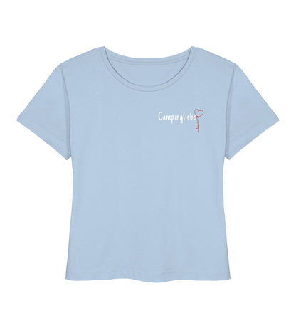 Campingliebe Ballon - Damen Organic T-Shirt  - Minimal - LazyDonkeyDesign 
