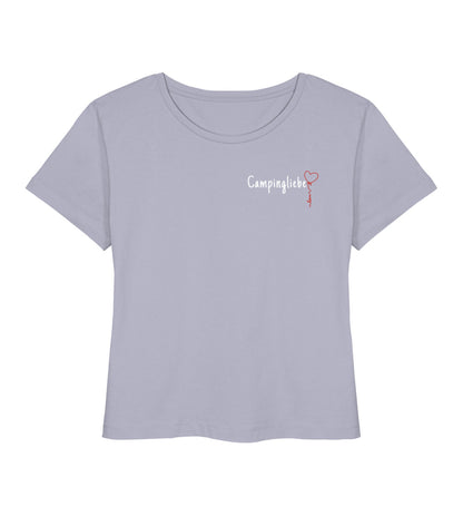 Campingliebe Ballon - Damen Organic T-Shirt  - Minimal - LazyDonkeyDesign 