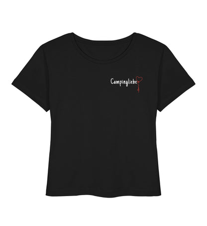 Campingliebe Ballon - Damen Organic T-Shirt  - Minimal - LazyDonkeyDesign 