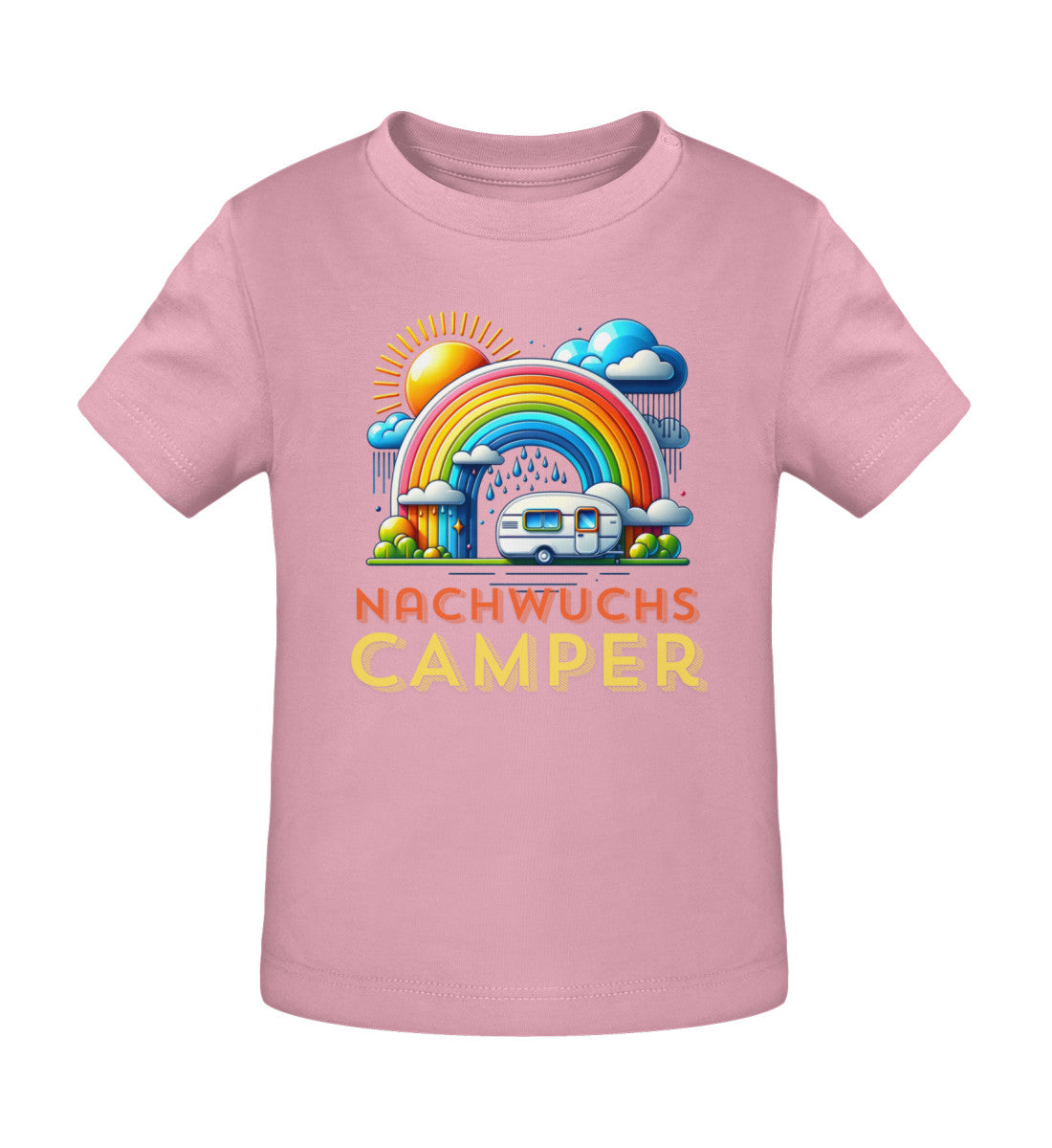 Nachwuchs Camper - Baby Organic Shirt - LazyDonkeyDesign 