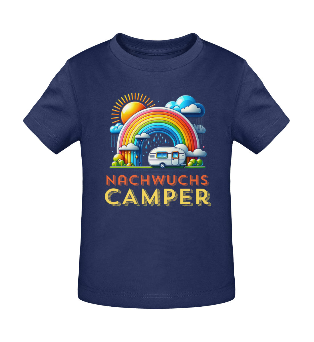 Nachwuchs Camper - Baby Organic Shirt - LazyDonkeyDesign 