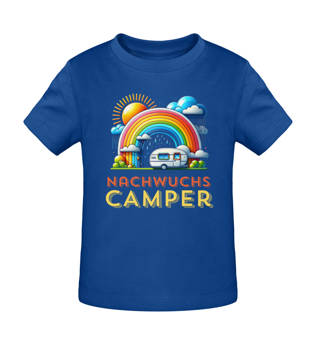 Nachwuchs Camper - Baby Organic Shirt - LazyDonkeyDesign 