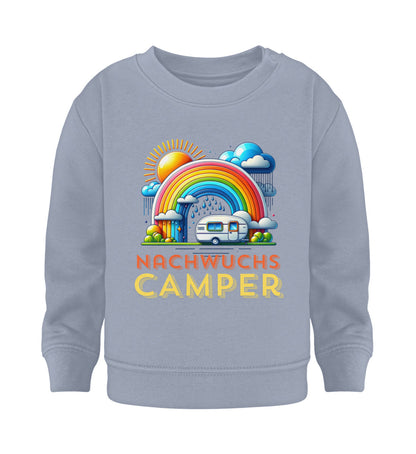 Nachwuchs Camper - Baby Organic Sweatshirt - LazyDonkeyDesign 