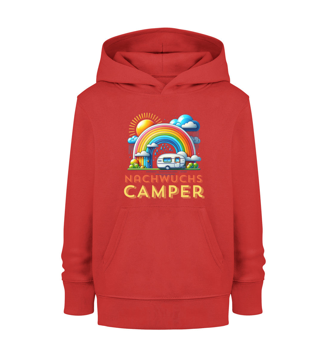 Nachwuchs Camper - Kinder Organic Hoodie - LazyDonkeyDesign 