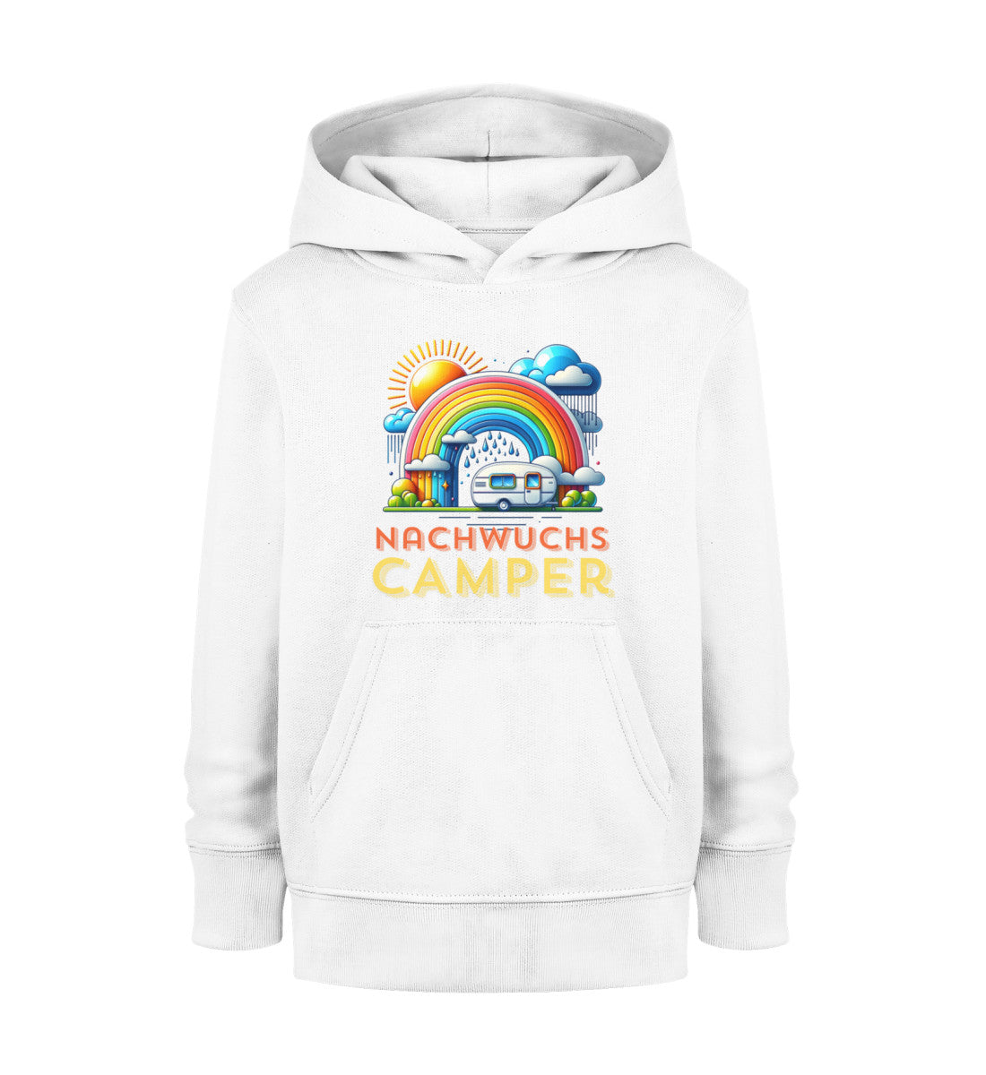 Nachwuchs Camper - Kinder Organic Hoodie - LazyDonkeyDesign 
