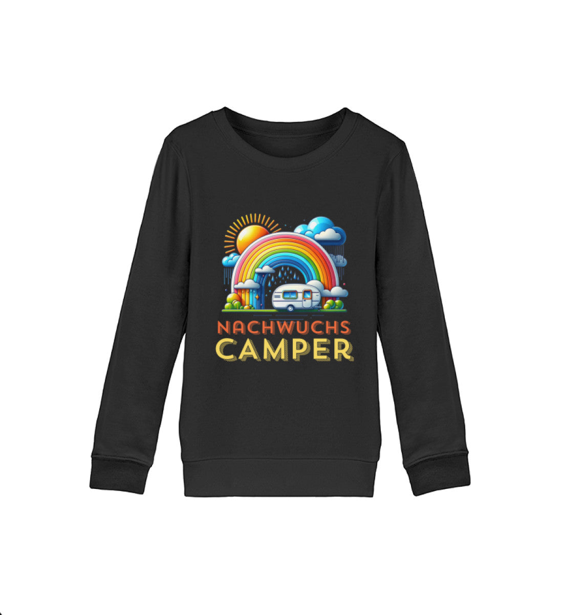Nachwuchs Camper - Kinder Organic Sweatshirt - LazyDonkeyDesign 