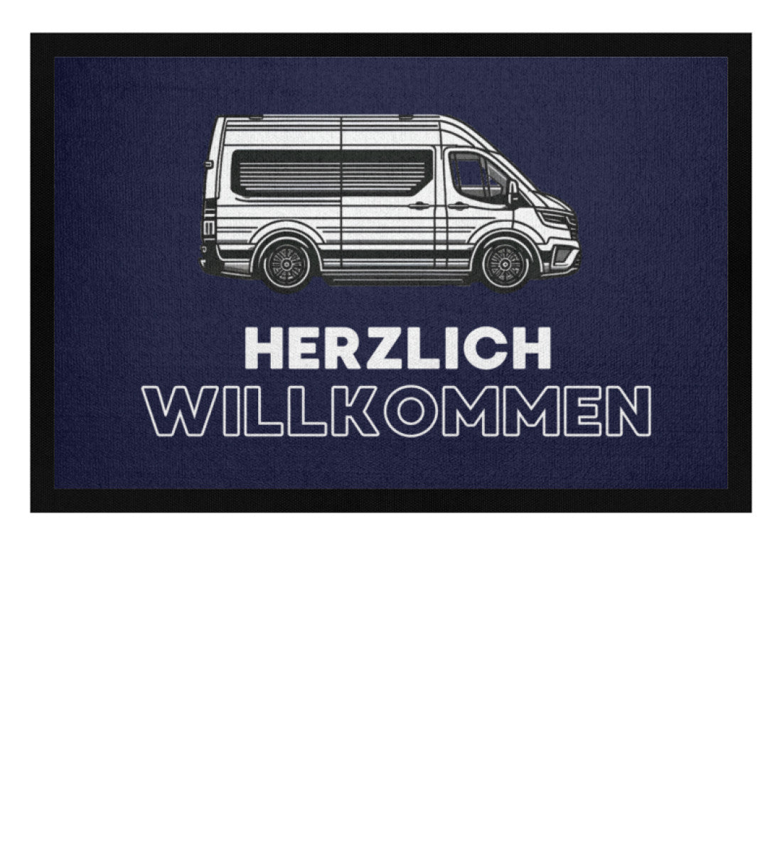Herzlich Willkommen im Van - Camping Fußmatte - LazyDonkeyDesign 