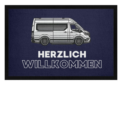 Herzlich Willkommen im Van - Camping Fußmatte - LazyDonkeyDesign 