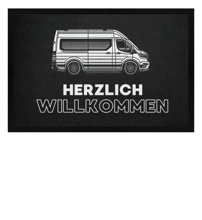 Herzlich Willkommen im Van - Camping Fußmatte - LazyDonkeyDesign 