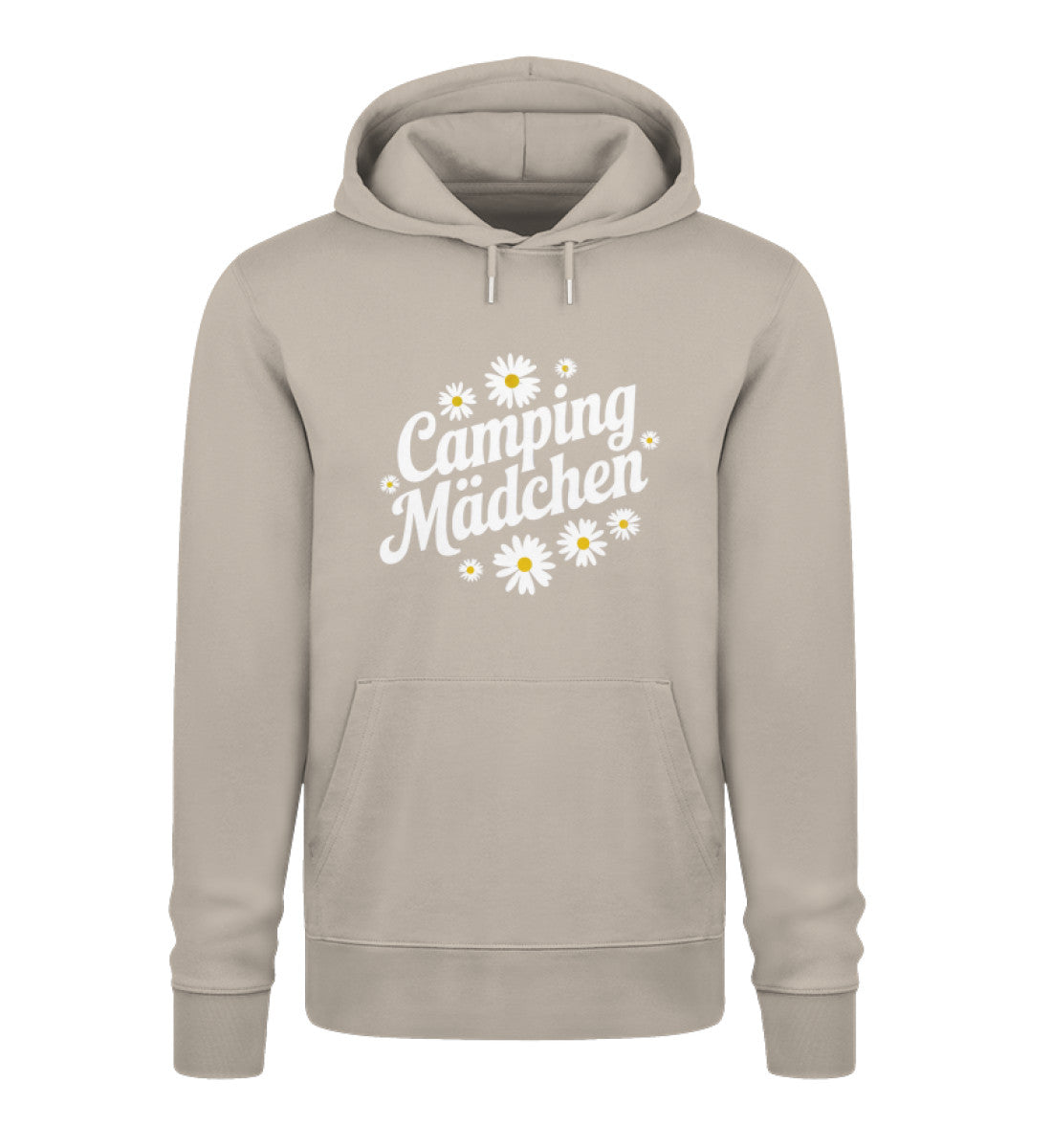 Camping Mädchen - Damen Organic Hoodie - LazyDonkeyDesign 