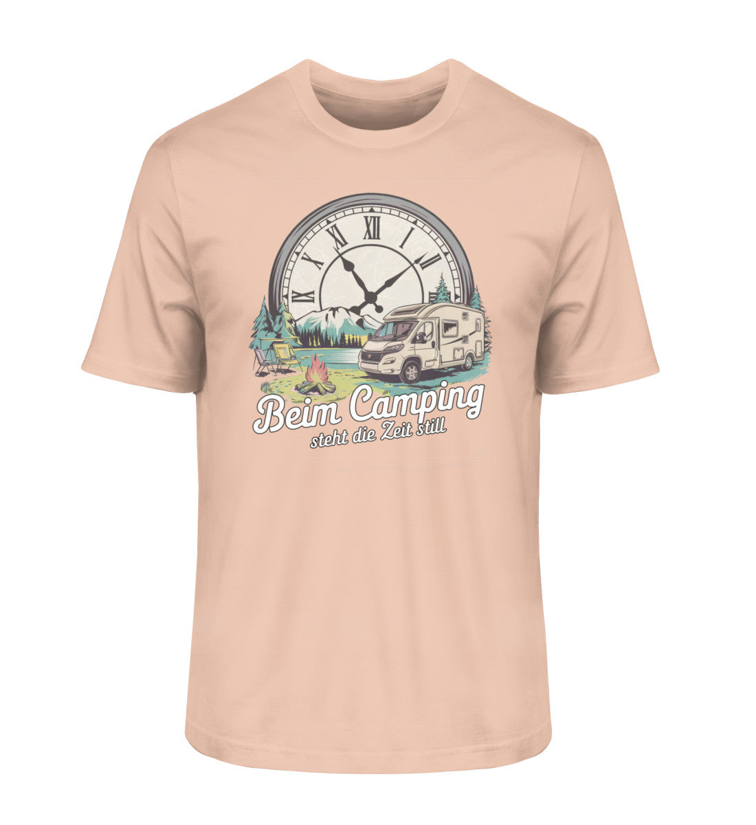 Zeit steht still - Herren Organic Shirt - Wohnmobil - LazyDonkeyDesign 